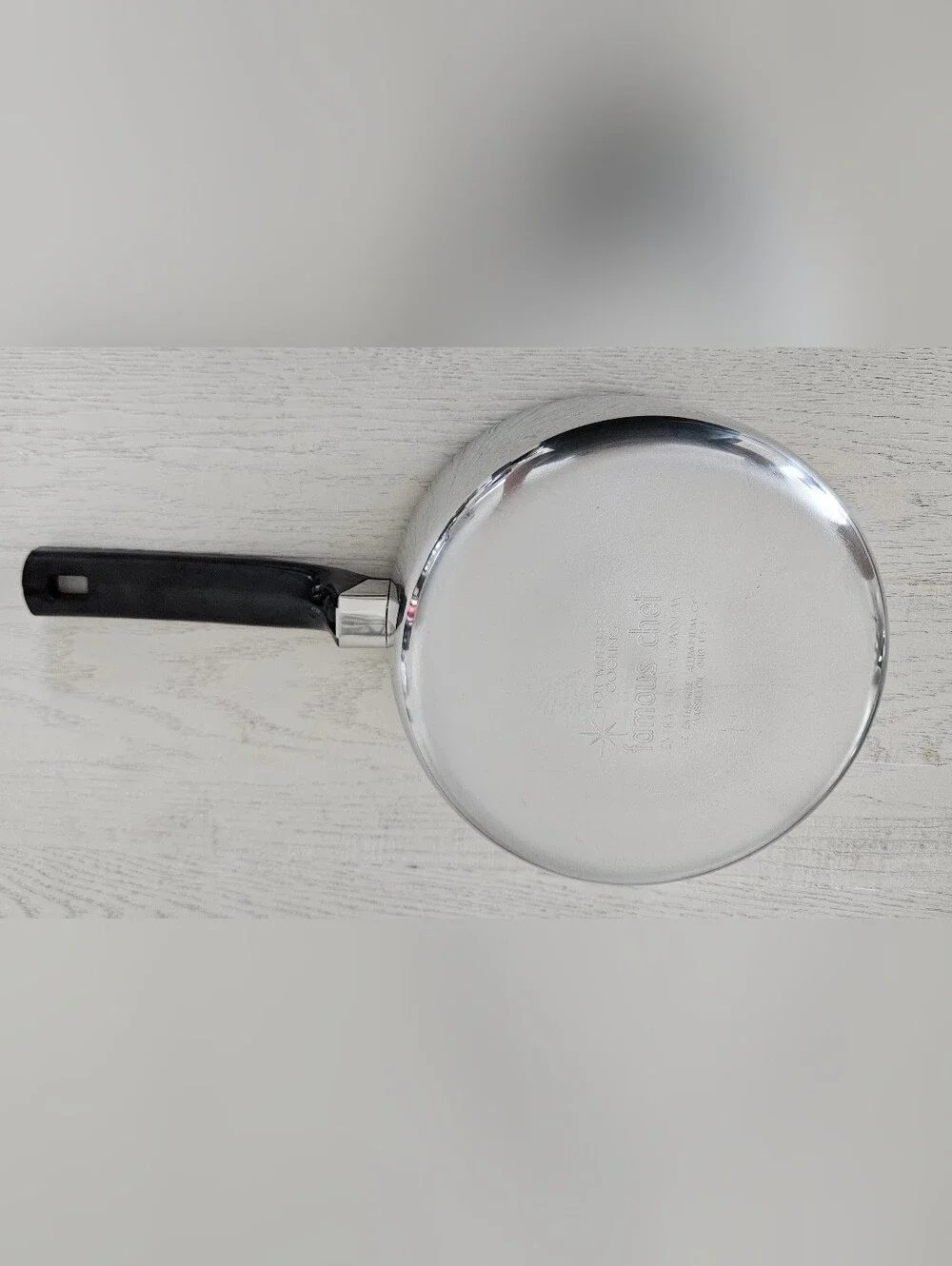 Vtg Famous Chef Enterprise Extra Thick Aluminum 1 qt Waterless Cook Pot Lid NIB